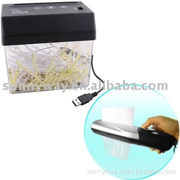Mini USB Paper Shredder